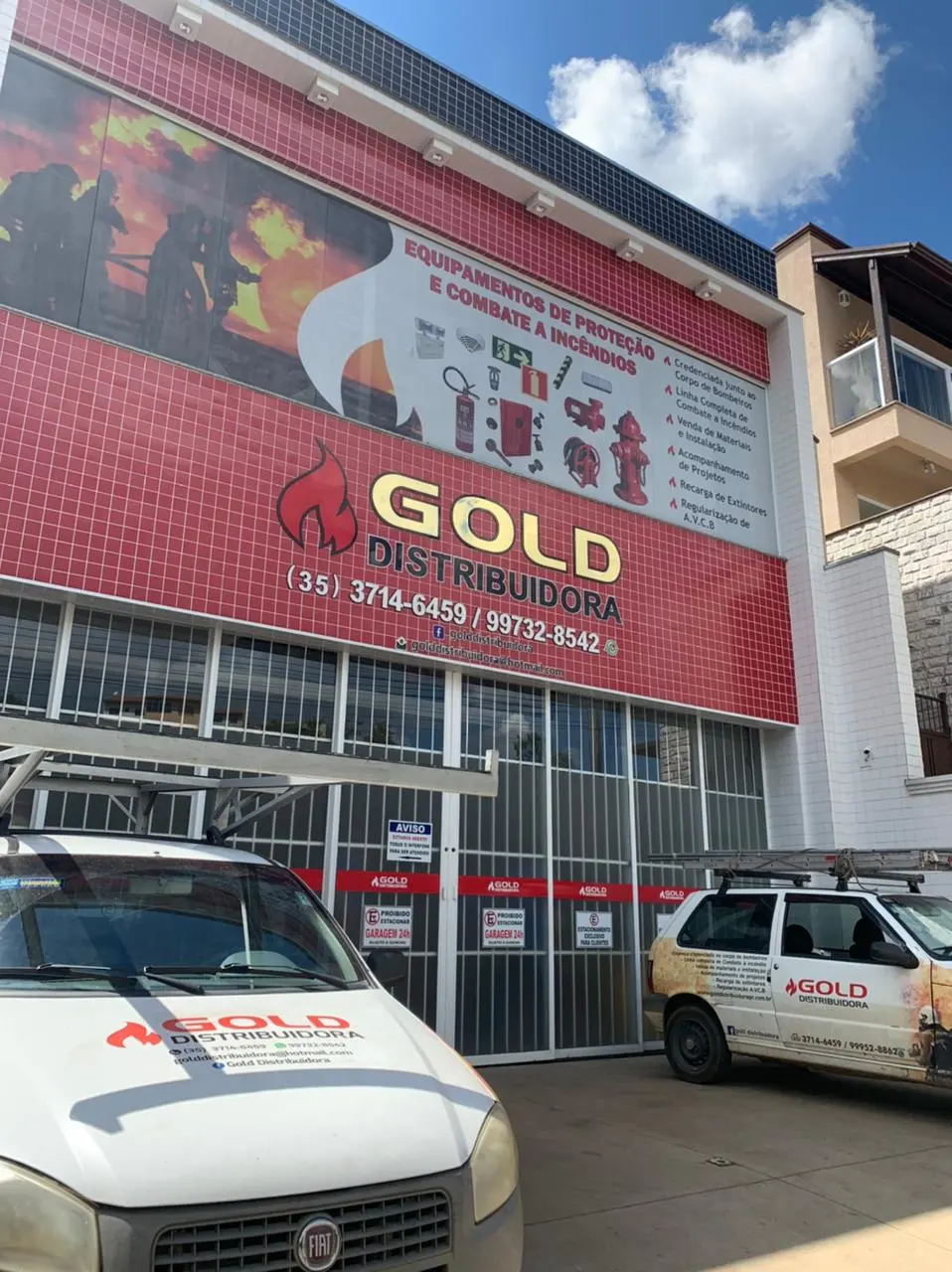 Fachada da Gold Distribuidora em Poços de Caldas